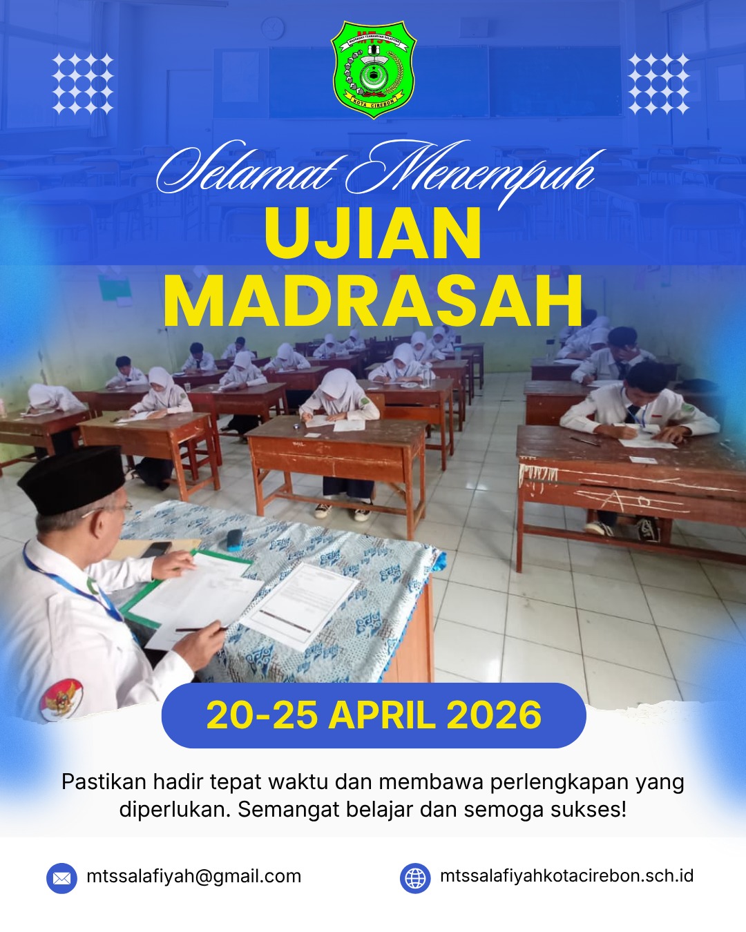 MTs Salafiyah Kota Cirebon Gelar Ujian Madrasah 2026 Berbasis Paper Test